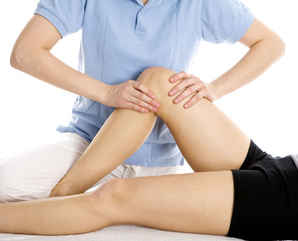 Медицинский массаж коленного сустава